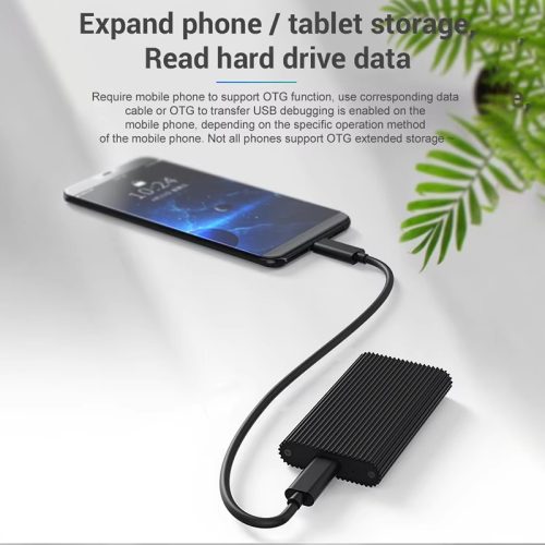 Boîtier SSD mSATA USB-C en aluminium M3T – adaptateur disque externe haute vitesse Type-C – Image 4