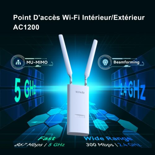 TENDA ACCESS POINT WIFI OUTDOOR OAP1200 – Image 4