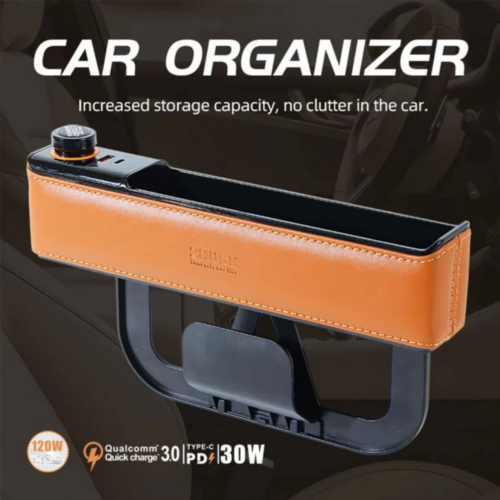 ZHUSE CAR SEAT SEAM STORAGE BOX CHARGING ZS-CA-003C