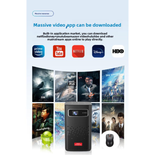 Mini VidéoProjecteur Portable C900S – Image 4