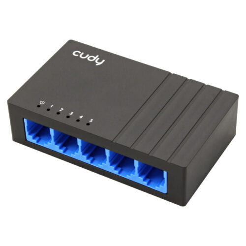 Alternative view of CUDY SWITCH 5 PORTS GIGABIT GS105D