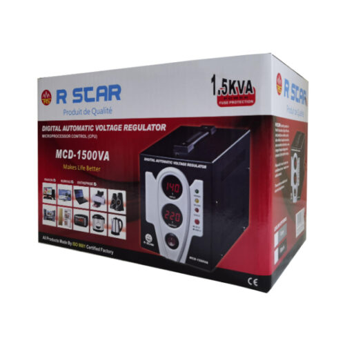 R SCAR REGULATEUR DE TENSION MCD-1500VA – Image 3