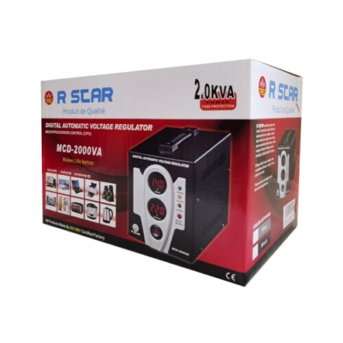 R SCAR REGULATEUR DE TENSION MCD-2000VA – Image 3