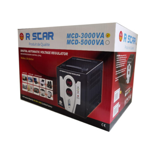 R SCAR REGULATEUR DE TENSION MCD-3000VA / 3KVA – Image 3