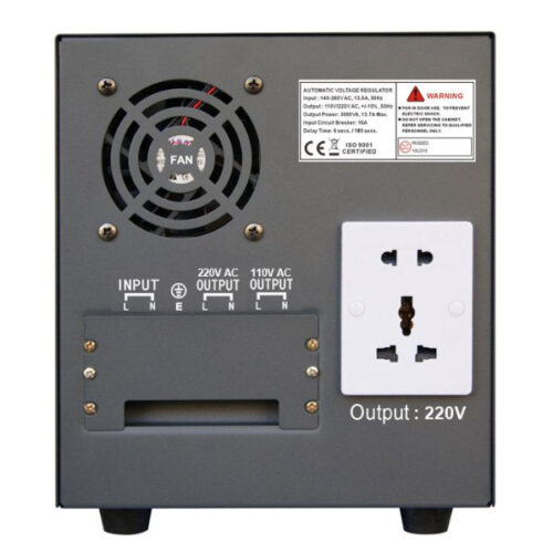 Alternative view of R SCAR REGULATEUR DE TENSION MCD-3000VA / 3KVA