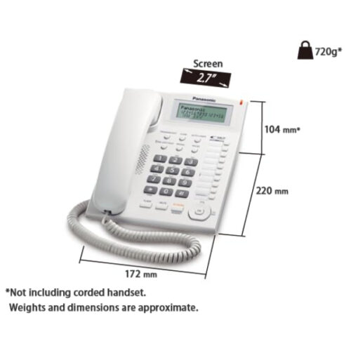 Alternative view of PANASONIC TELEPHONE FIXE KX-TS880MX ORIGINAL