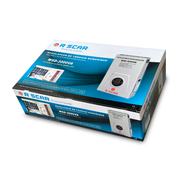 R SCAR REGULATEUR DE TENSION MURALE WSD-3000VA / 3KVA – Image 5