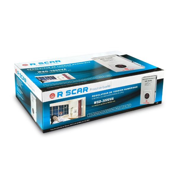 R SCAR REGULATEUR DE TENSION MURALE WSD-3000VA / 3KVA – Image 6