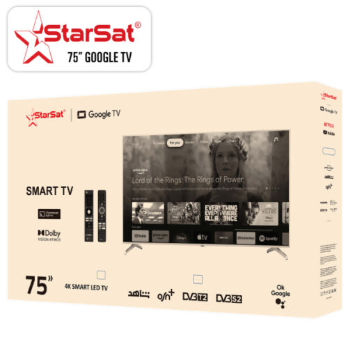 Téléviseur StarSat Smart TV Google 4K 75" SV-EL75T2S2G – Image 5