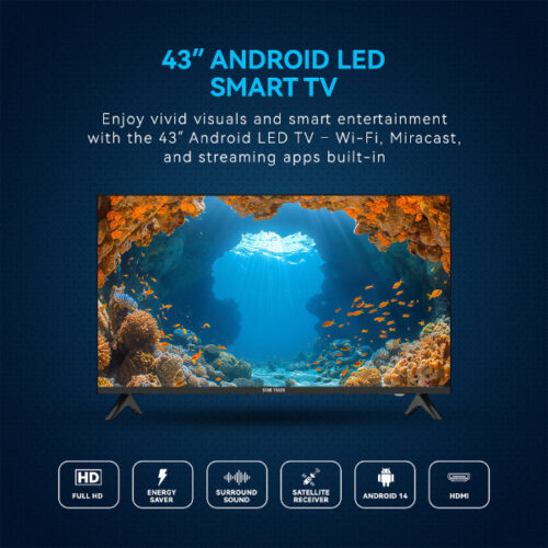 Alternative view of Téléviseur Star Track Smart TV 43" ST-43D-AZ2200-SMART