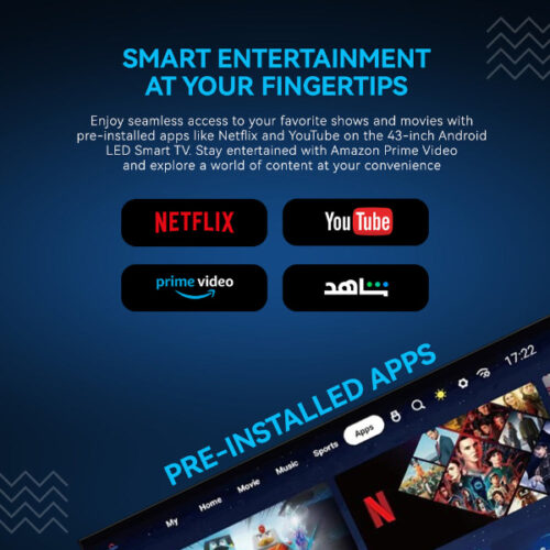 Téléviseur Star Track Smart TV 43" ST-43D-AZ2200-SMART – Image 3