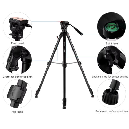 Alternative view of YUNTENG TRIPIED CAMERA VCT-999