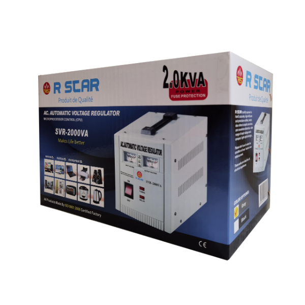 R SCAR REGULATEUR DE TENSION SVR-2000VA – Image 3